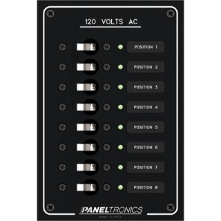 Paneltronics AC 8 Position Breaker Panel
