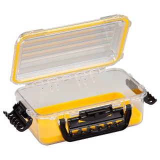 Plano Waterproof Polycarbonate Storage Box - 3600 Size - Yellow/Clear Plano Waterproof Polycarbonate Storage Box - 3600 Size - Yellow/Clear
