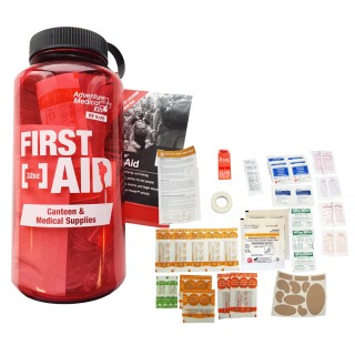 ADVENTURE MEDICAL KITS Adventure Medical First Aid 32oz Canteen & Medical Kit ADVENTURE MEDICAL KITS Adventure Medical First Aid 32oz Canteen & Medical Kit