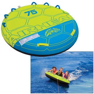 AIRHEAD WATERSPORTS AIRHEAD Comfort Shell Deck Water Tube - 3-Rider AIRHEAD WATERSPORTS AIRHEAD Comfort Shell Deck Water Tube - 3-Rider