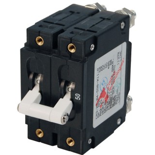 Blue Sea 7251 C-Series Double Pole Circuit Breaker - 50A Blue Sea 7251 C-Series Double Pole Circuit Breaker - 50A