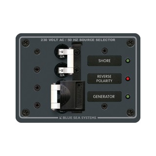 Blue Sea 8161 AC Toggle Source Selector (230V) - 2 Source Blue Sea 8161 AC Toggle Source Selector (230V) - 2 Source