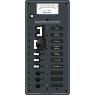 Blue Sea 8589 AC Toggle Source Selector (230V) - 2 Sources + 6 Positions Blue Sea 8589 AC Toggle Source Selector (230V) - 2 Sources + 6 Positions