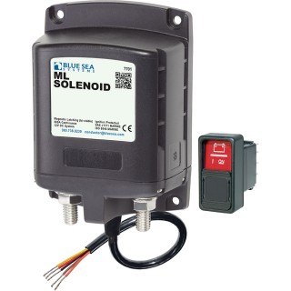 Blue Sea 7701 ML-Series Solenoid w/Contura Switch 12VDC Blue Sea 7701 ML-Series Solenoid w/Contura Switch 12VDC
