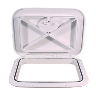Beckson 11x15" Flush Hatch Vertical or Horizontal - White Beckson 11x15" Flush Hatch Vertical or Horizontal - White