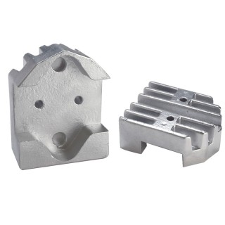 Tecnoseal Gimbal Block Anode - Zinc Finned Tecnoseal Gimbal Block Anode - Zinc Finned