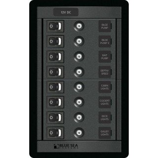 Blue Sea 1457 8 Position Switch CLB Vertical Blue Sea 1457 8 Position Switch CLB Vertical