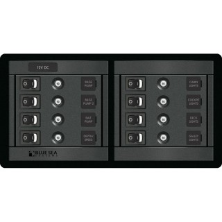 Blue Sea 1456 8 Position Switch CLB Horizontal Blue Sea 1456 8 Position Switch CLB Horizontal