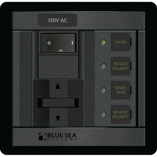 Blue Sea 1208 120V AC 2 Sources - 30A Blue Sea 1208 120V AC 2 Sources - 30A