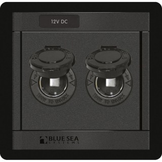 Blue Sea 1472 DC 12V Socket Panel Blue Sea 1472 DC 12V Socket Panel
