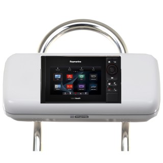 NavPod GP1524 SystemPod Pre-Cut f/Raymarine eS75/eS77/eS78 Mounted in the Center f/9.5" Wide Guard NavPod GP1524 SystemPod Pre-Cut f/Raymarine eS75/eS77/eS78 Mounted in the Center f/9.5" Wide Guard
