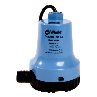 Whale Orca 2000 GPH Submersible Bilge Pump 12V Whale Orca 2000 GPH Submersible Bilge Pump 12V