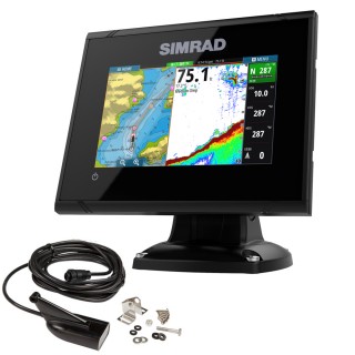 Simrad GO5 XSE Combo - Med/Hi/DownScan 455/800 HDI Transom Mount Transducer Simrad GO5 XSE Combo - Med/Hi/DownScan 455/800 HDI Transom Mount Transducer