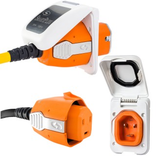 SmartPlug 30 Amp Non Metallic White Inlet & Plug Combo - Boat & RV SmartPlug 30 Amp Non Metallic White Inlet & Plug Combo - Boat & RV