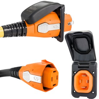 SmartPlug 50 Amp Non Metallic Black Inlet & Plug Combo - Boat & RV SmartPlug 50 Amp Non Metallic Black Inlet & Plug Combo - Boat & RV