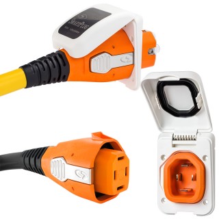 SmartPlug 50 Amp Non Metallic White Inlet & Plug Combo - Boat & RV SmartPlug 50 Amp Non Metallic White Inlet & Plug Combo - Boat & RV