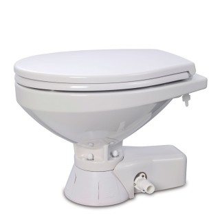 JABSCO Судовой электрический туалет Quiet Flush Raw Water Toilet - Compact Bowl JABSCO Судовой электрический туалет Quiet Flush Raw Water Toilet - Compact Bowl