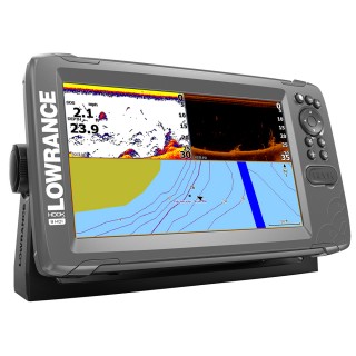 Lowrance HOOK²-9 9" Chartplotter/Fishfinder SplitShot Transom Mount Transducer w/Nav+ Chart Lowrance HOOK²-9 9" Chartplotter/Fishfinder SplitShot Transom Mount Transducer w/Nav+ Chart
