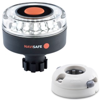 Navisafe Navilight 360° 2NM w/Navibolt Base & Horizontal Mount - White Navisafe Navilight 360° 2NM w/Navibolt Base & Horizontal Mount - White