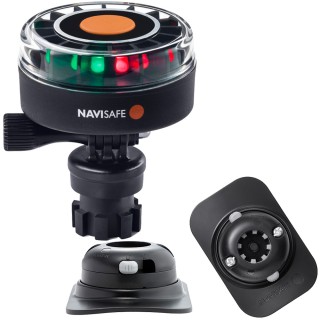 Navisafe Navilight 2NM Tricolor w/Navimount Base & RIB Mount - Black Navisafe Navilight 2NM Tricolor w/Navimount Base & RIB Mount - Black