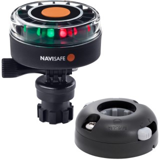 Navisafe Navilight 2NM Tricolor w/Navimount Base & Horizontal Mount - Black Navisafe Navilight 2NM Tricolor w/Navimount Base & Horizontal Mount - Black