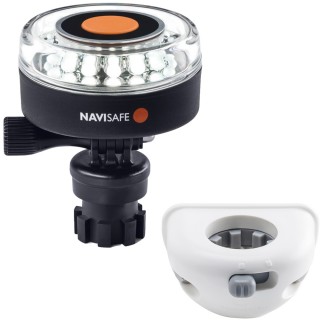 Navisafe Navilight 360° 2NM White w/Navimount Base & Vertical Mount - White Navisafe Navilight 360° 2NM White w/Navimount Base & Vertical Mount - White