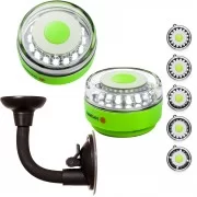 Navisafe Portable Navilight 360&deg; 2NM Rescue - Glow In The Dark - Green w/Bendable Suction Cup Mount