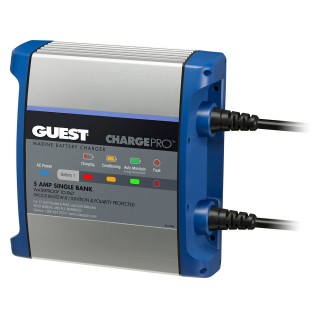 Guest On-Board Battery Charger 5A / 12V - 1 Bank - 120V Input Guest On-Board Battery Charger 5A / 12V - 1 Bank - 120V Input