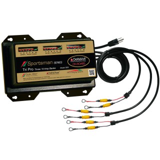 Dual Pro Sportsman Series Battery Charger - 30A - 3-10A-Banks - 12V-36V Dual Pro Sportsman Series Battery Charger - 30A - 3-10A-Banks - 12V-36V