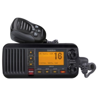 Uniden UM435 Fixed Mount VHF Radio - Black Uniden UM435 Fixed Mount VHF Radio - Black