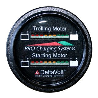 Dual Pro Battery Fuel Gauge - Marine Dual Read Battery Monitor - 12V/36V System - 15' Battery Cable Dual Pro Battery Fuel Gauge - Marine Dual Read Battery Monitor - 12V/36V System - 15' Battery Cable