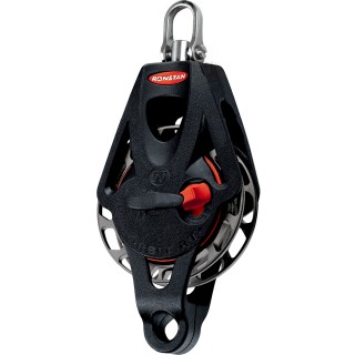 Ronstan Series 55 Ratchet Mount Orbit Block - Single Becket Swivel Ronstan Series 55 Ratchet Mount Orbit Block - Single Becket Swivel