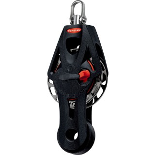 Ronstan Series 55 Ratchet Mount Orbit Block - Fiddle Becket Swivel Ronstan Series 55 Ratchet Mount Orbit Block - Fiddle Becket Swivel