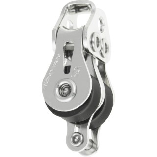 Ronstan Series 15 Ball Bearing Utility Block - Double, Becket Ronstan Series 15 Ball Bearing Utility Block - Double, Becket