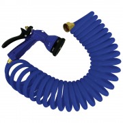 WHITECAP Шланг Blue Coiled Hose with Adjustable Nozzle