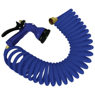 WHITECAP Шланг Blue Coiled Hose with Adjustable Nozzle WHITECAP Шланг Blue Coiled Hose with Adjustable Nozzle