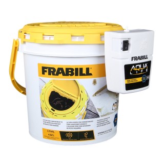 Frabill Dual Fish Bait Bucket w/Clip-On Aerator Frabill Dual Fish Bait Bucket w/Clip-On Aerator