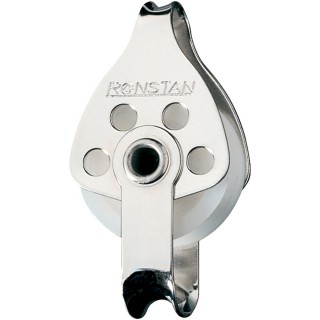 Ronstan Series 30 Utility Block - Single, Becket, Loop Head Ronstan Series 30 Utility Block - Single, Becket, Loop Head