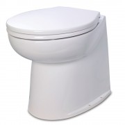 JABSCO Судовой электрический туалет 14" Straight Back Deluxe Flush Electric Toilet with Solenoid Valve