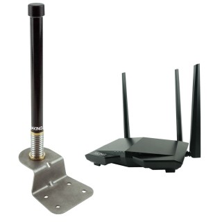 KING Swift™ Omnidirectional Wi-Fi Antenna w/KING WiFiMax™ Router/Range Extender KING Swift™ Omnidirectional Wi-Fi Antenna w/KING WiFiMax™ Router/Range Extender