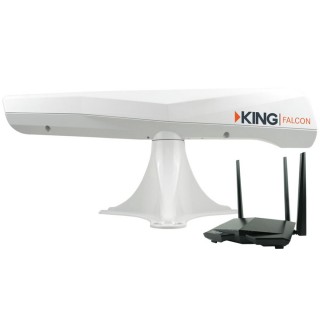KING Falcon™ Directional Wi-Fi Extender - White KING Falcon™ Directional Wi-Fi Extender - White