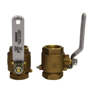 GROCO Шаровой кран в линию NPT Bronze In-Line Ball Valve GROCO Шаровой кран в линию NPT Bronze In-Line Ball Valve