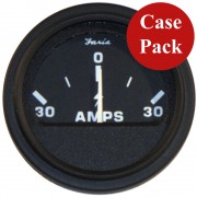 Faria 2" Heavy-Duty Ammeter (30-0-30) - Black *Bulk Case of 24*