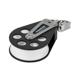 Schaefer Single Aluminum Block - 60mm Sheave Schaefer Single Aluminum Block - 60mm Sheave