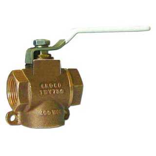 GROCO Трехходовой клапан NPT Bronze 3-Way Valve GROCO Трехходовой клапан NPT Bronze 3-Way Valve