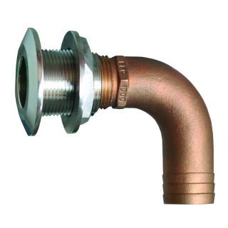 GROCO Фитинг для шланга 90° Hose Thru-Hull Fitting GROCO Фитинг для шланга 90° Hose Thru-Hull Fitting