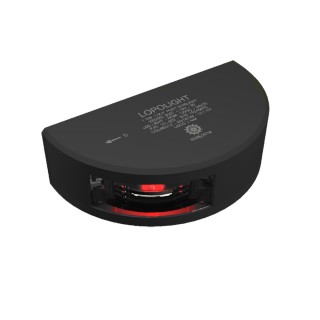 Lopolight Port SideLight - Vertical Mount - Black Housing - 1nm/112.5° Red w/2.5m Cable Lopolight Port SideLight - Vertical Mount - Black Housing - 1nm/112.5° Red w/2.5m Cable