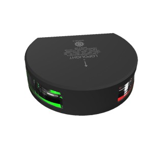 Lopolght Combined Starboard & Port Sidelight 2nm/112.5°+ 112.5° - Black Housing - Vertical Mount Lopolght Combined Starboard & Port Sidelight 2nm/112.5°+ 112.5° - Black Housing - Vertical Mount