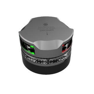 Lopolight Tri-Color Navigation Light w/Anchor Light & Strobe - 2nm - Silver Housing Lopolight Tri-Color Navigation Light w/Anchor Light & Strobe - 2nm - Silver Housing