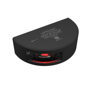 Lopolight Port SideLight - Vertical Mount - Black Housing - 2nm - Red Lopolight Port SideLight - Vertical Mount - Black Housing - 2nm - Red